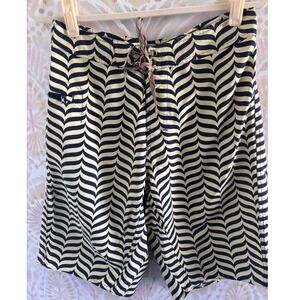 Patagonia Men's Wavefarer Boardshorts featuring a wave pattern / Size 30